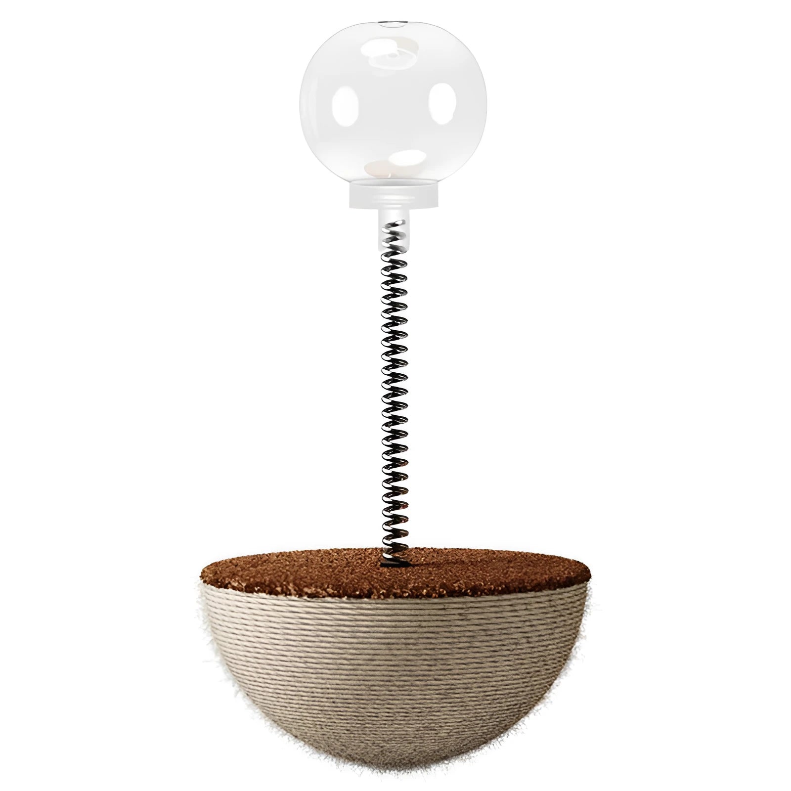 Auto-balancing cat interactive feeder toy with slow feeding function