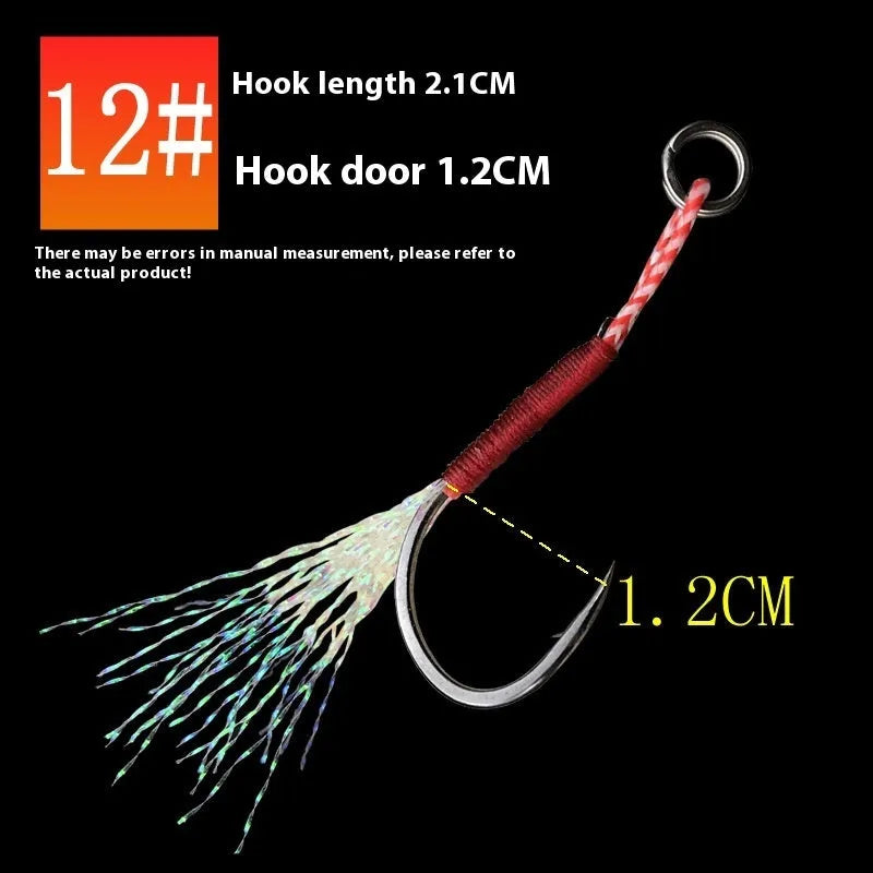 Bright wire iron plate single fishing hook on a white background.