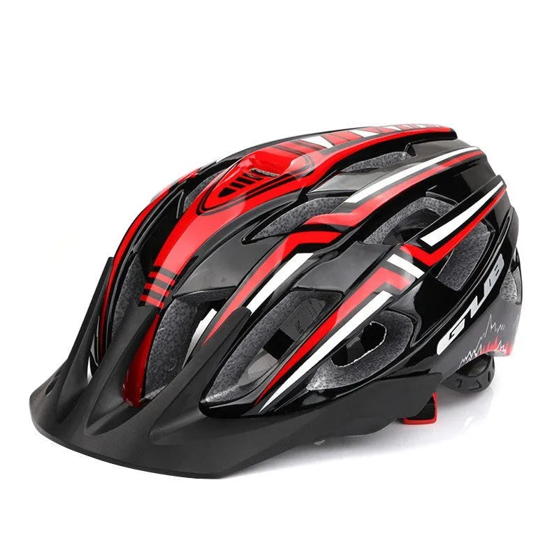 Mountain bike helmet with PC outer shell, EPS liner, USB tail light, 19 holes, 56-59CM
