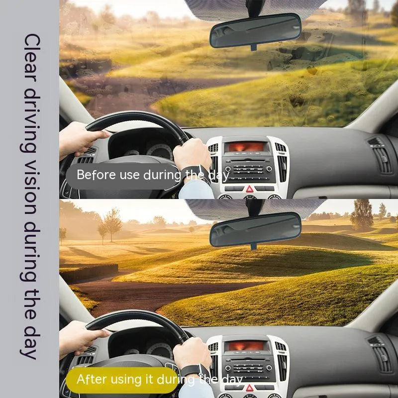 65ml car windscreen descaling agent in white packaging for removing oil stains from vehicle glass
