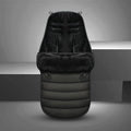 Baby warm cotton sleeping bag 90cm in grey with unisex design for newborns