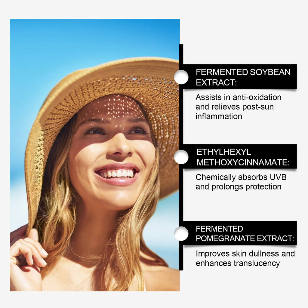 Soymilk Protective Cream sunscreen tube 50g with fermented botanical extracts