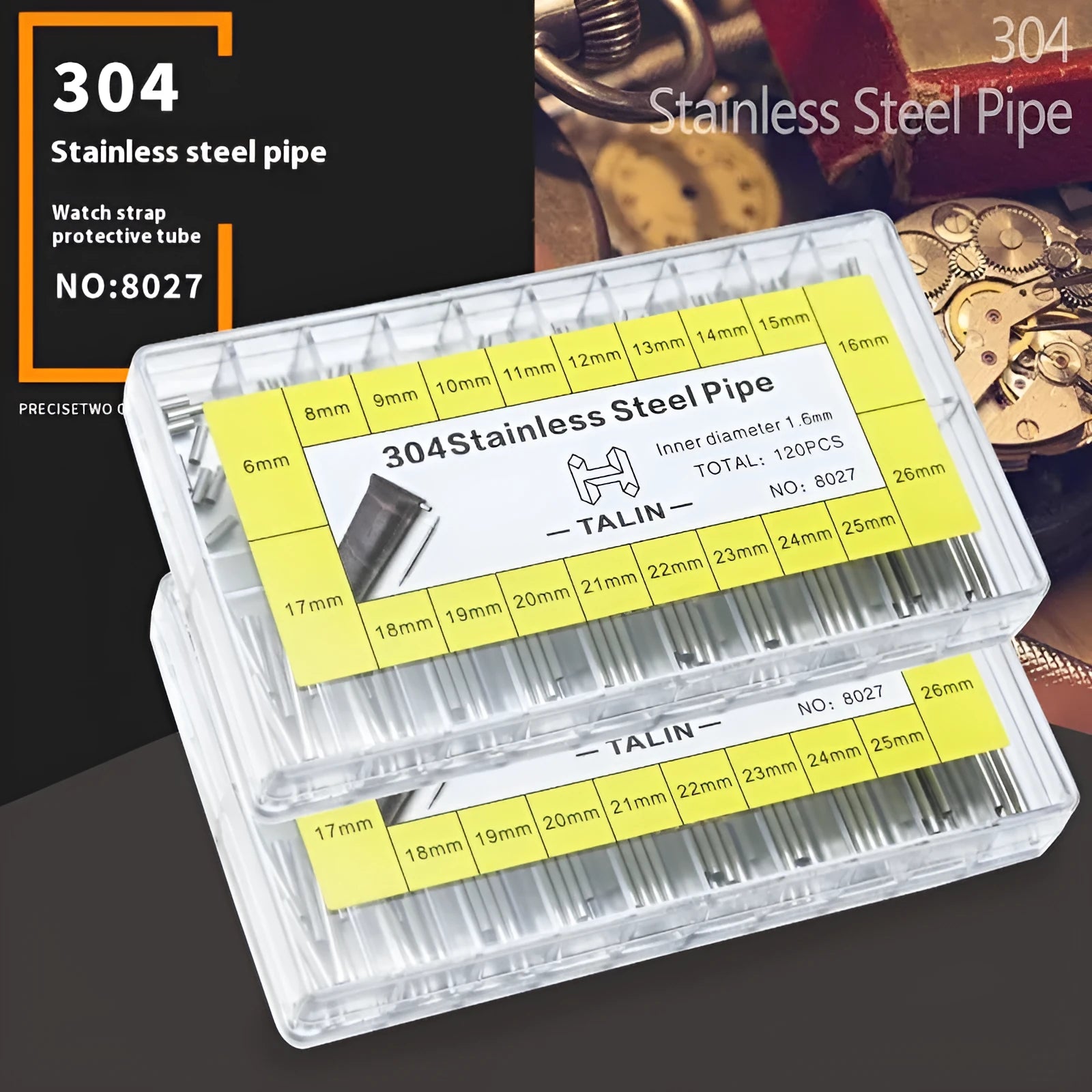 120 metal ear protection tubes with 8027 protective tube colour for industrial safety use