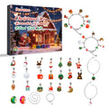 Christmas DIY bracelet necklace blind box kit with plastic and alloy beads, necklace, bracelet and 20 jewellery accessories