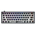 GK61XS dual mode mechanical keyboard kit with immersion gold PCB and RGB bottom lights in black colour