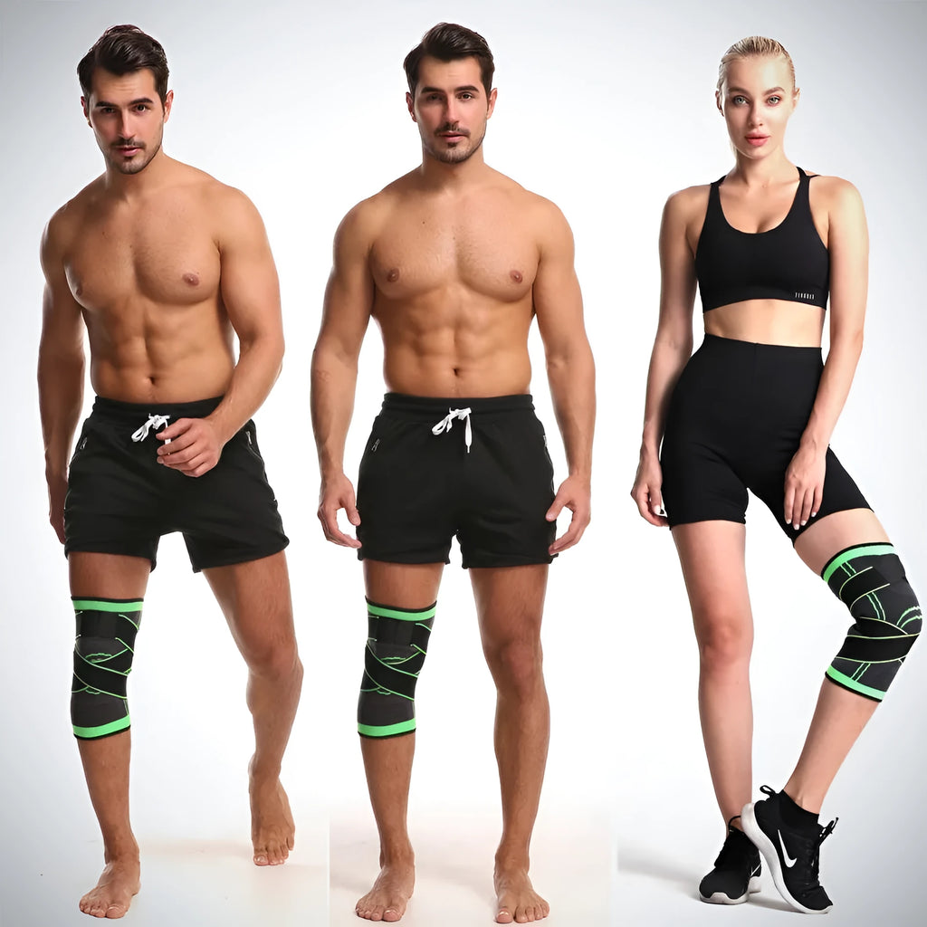 Non-slip knee pads for sports protection in multiple colours and sizes