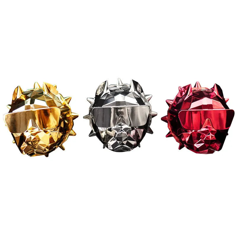 ABS resin car air freshener clip in dog head shape for vent installation, multiple colours available