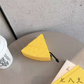 Yellow silicone protective cover for AirPods 1 2 and AirPods Pro 3 generation earphone cases.