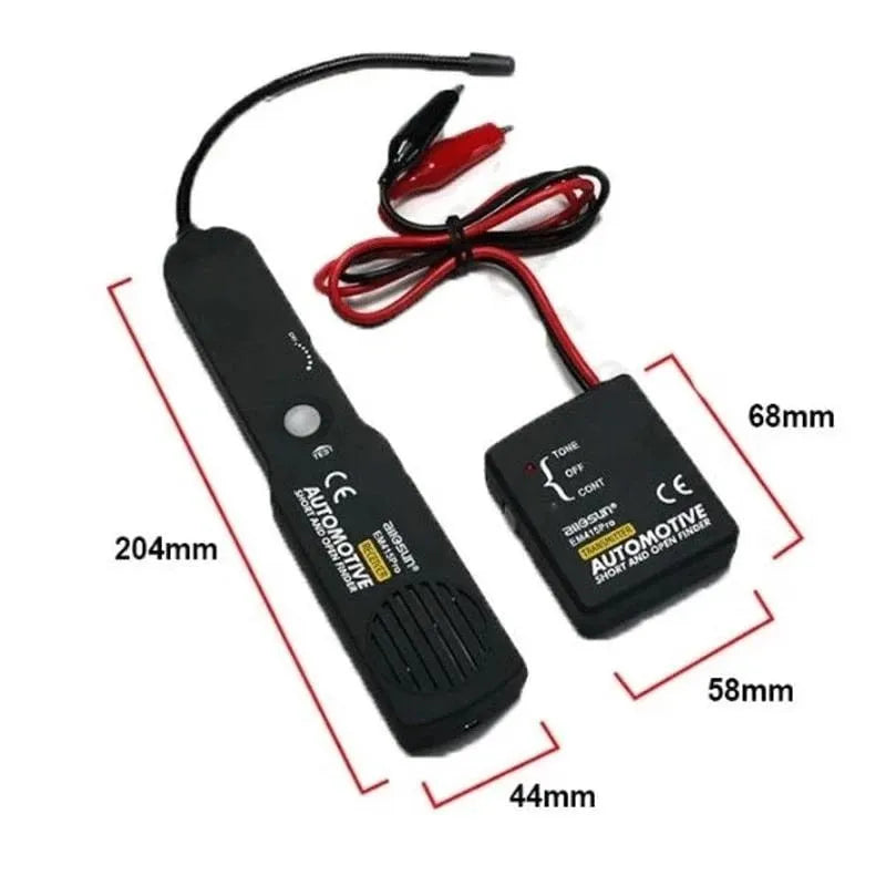 Black car short circuit detector 9V automotive fault diagnostic instrument with transmitter and tracker