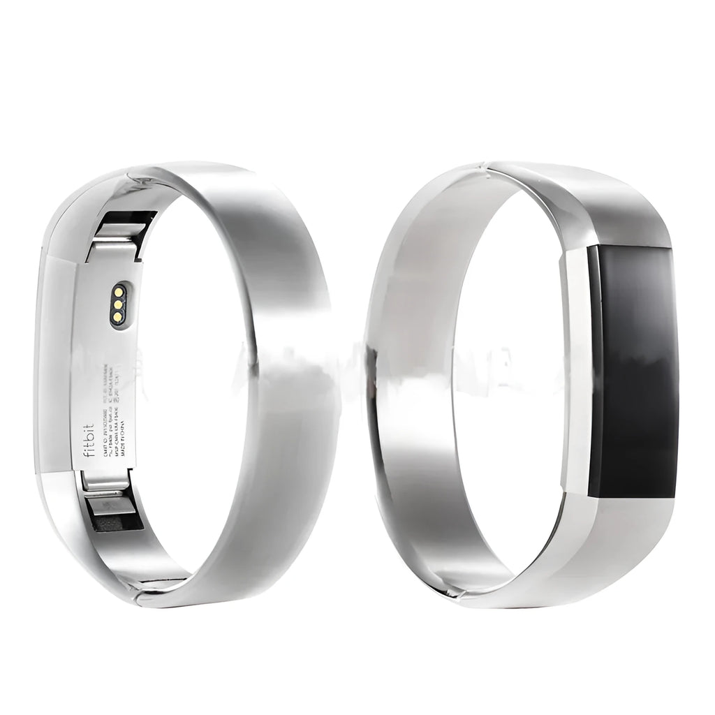 Stainless steel replacement strap with deployment buckle for Fitbit Alta tracker