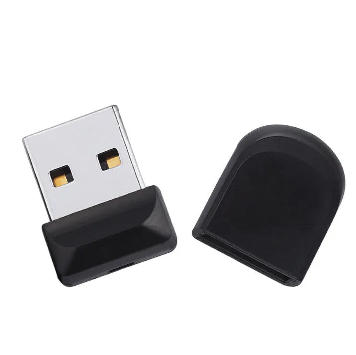 Mini U disk black simple solid colour portable USB flash drive storage media