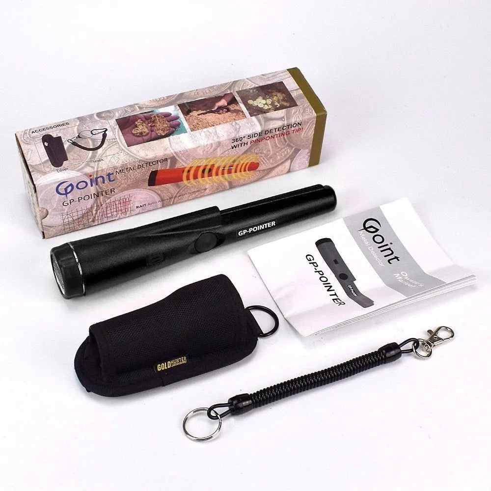 Garrett Pro Pointer handheld metal detector with belt holster for gold treasure hunting