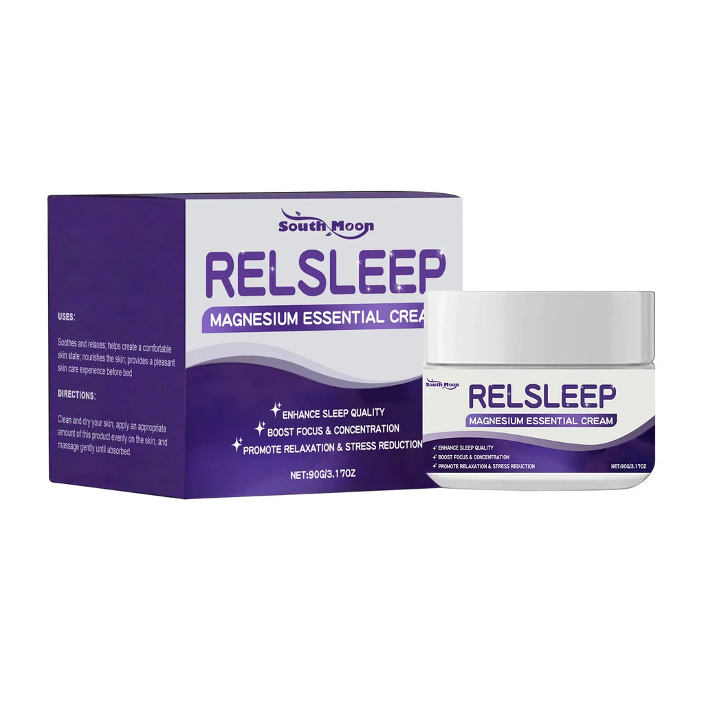 90g jar of sleep magnesium essence cream with honey and magnesium sulphate for nighttime skincare