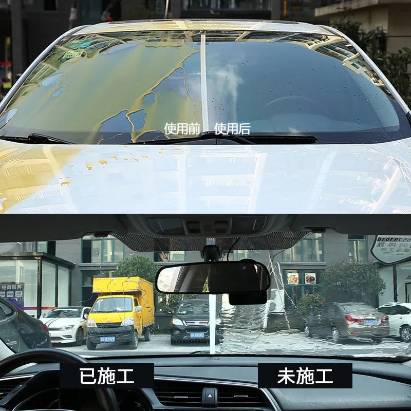 100ml car windshield rainproof agent cleaning bottle removes oil film and glare