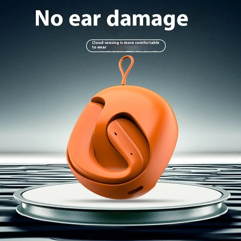 Bluetooth headset wireless ear hook non in-ear OWS binaural design plastic construction available in multiple colours