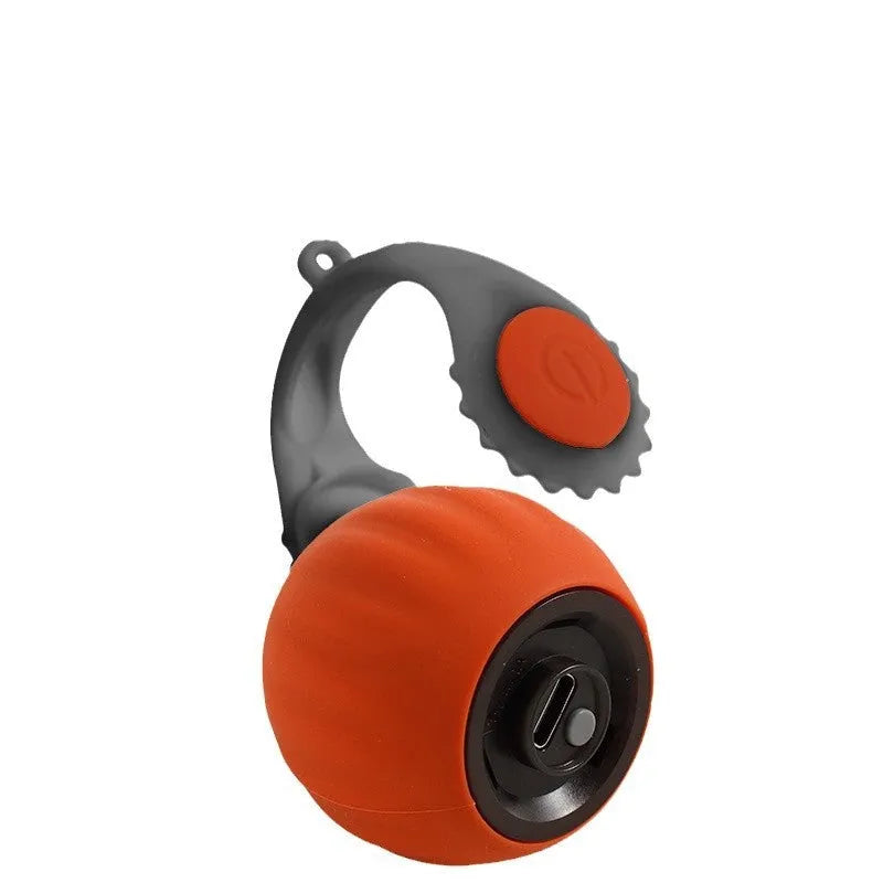Automatic gravity sensor cat toy ball with Type-C charging port in blue colour
