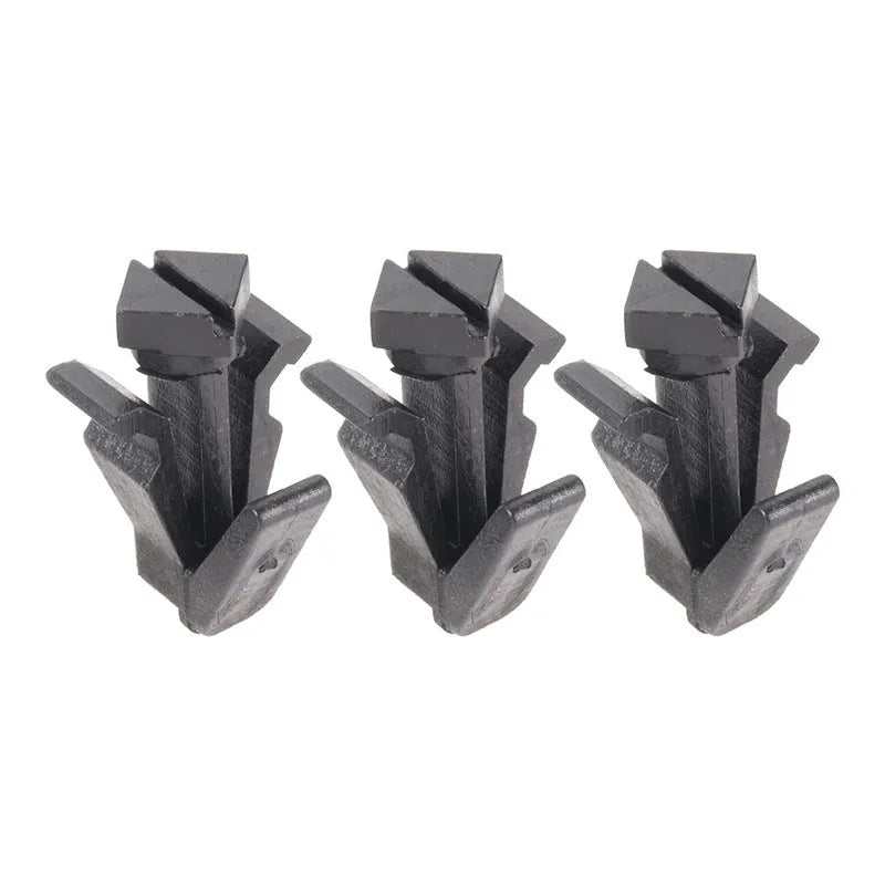 Black plastic bumper cover radiator grille fastening clip for Nissan vehicles