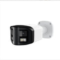4MP dual-lens IP security camera with IP66 waterproof housing for indoor and outdoor CCTV surveillance