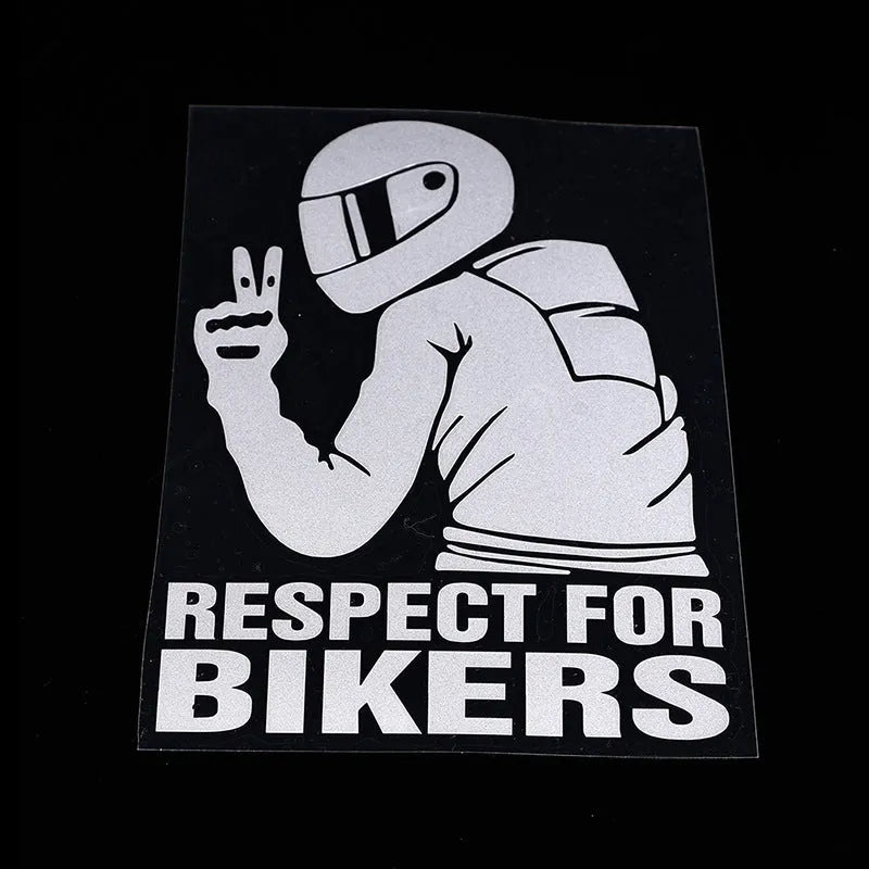 15x11cm biker automobile sticker with Hello Brother design in six colour options