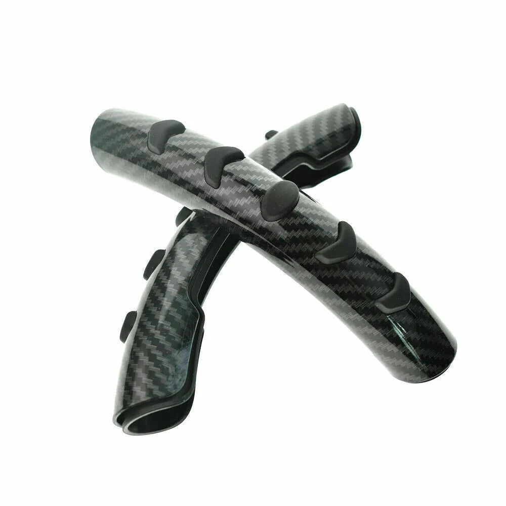 Carbon fibre black fibre steering wheel anti-skid sleeve for 38cm diameter wheels.