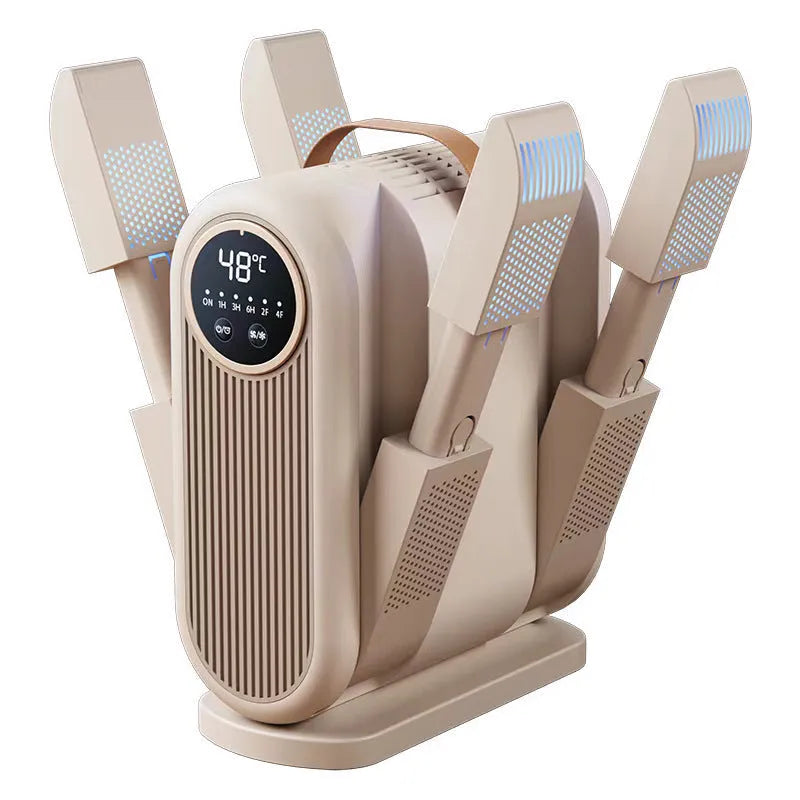 Portable foldable timing quick-drying shoe dryer with 180W power for home and travel use