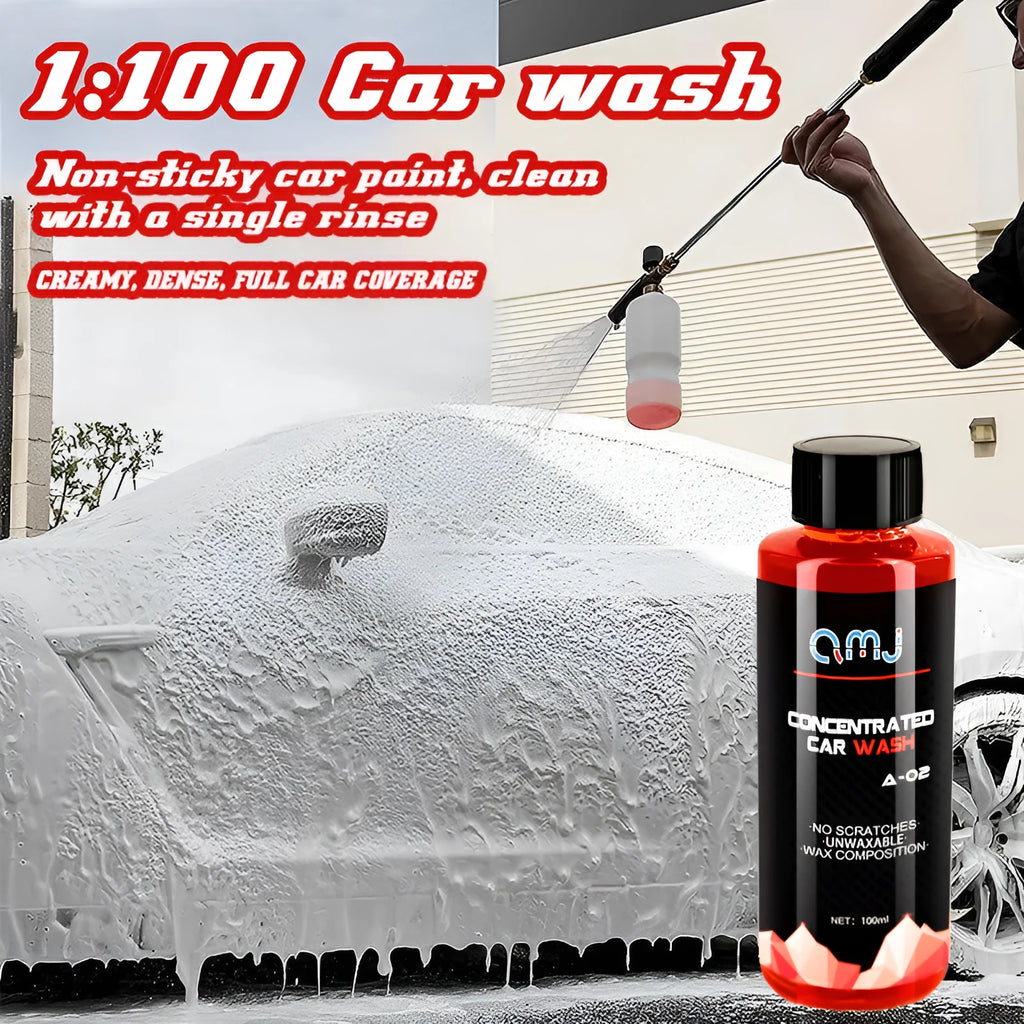 100ml bottle of super concentrated high foam car cleaner spray for decontamination