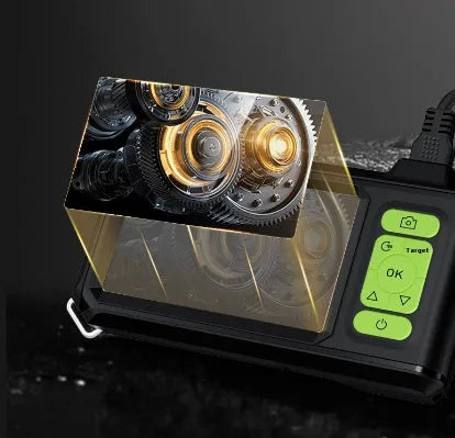 4.3-inch IPS screen endoscope with 8mm lens and 5m hard wire for auto inspection