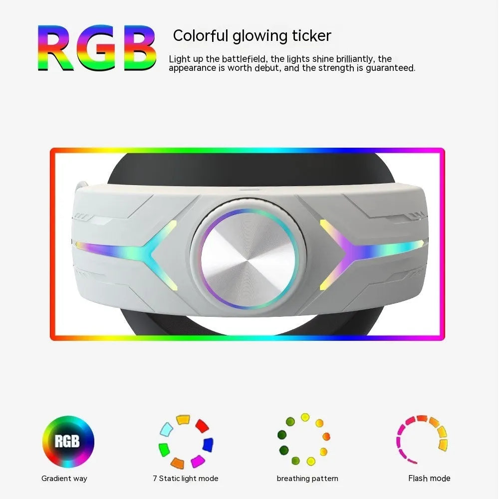 Ammonium Bicarbonate VR charging headset 8000 mAh in Elite Color, ABS handheld design on white background