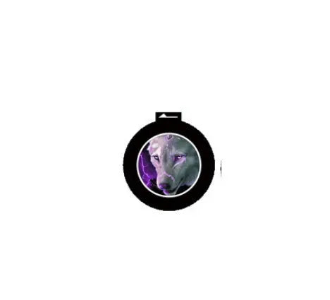 Car HD rechargeable wireless door welcome light plastic Fire Horse projection on ground