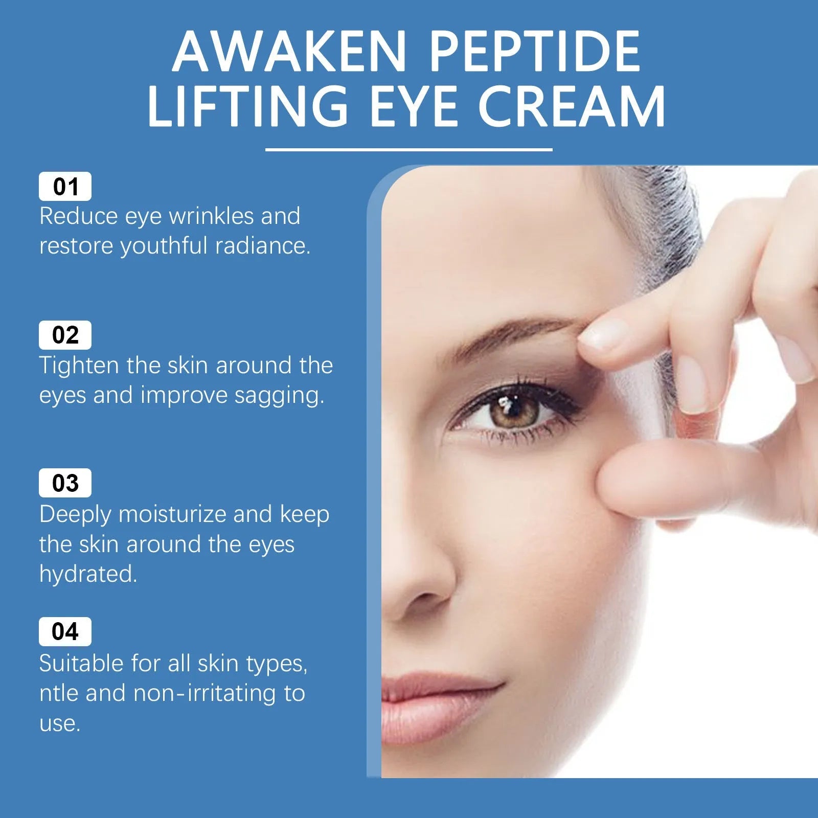White 15g jar of Viareline collagen firming eye cream for the skin around the eyes.