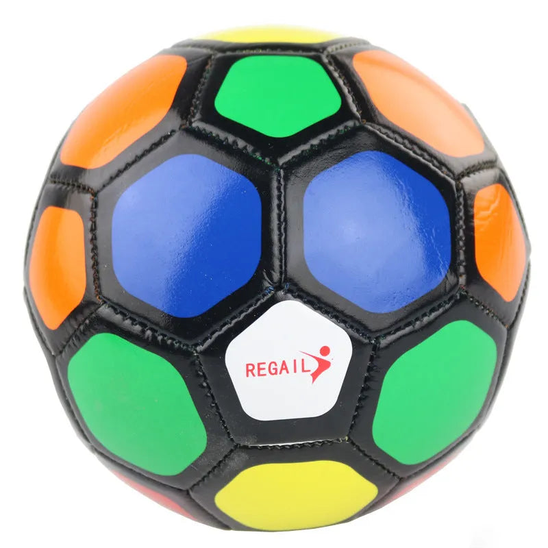 REGAIL No. 2 soft leather children's football in colourful design