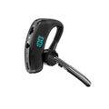 V8S Black voice control single-ear Bluetooth headset with digital display for car use