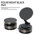 Folding vacuum suction cup car phone holder in T30 Black with zinc alloy mount