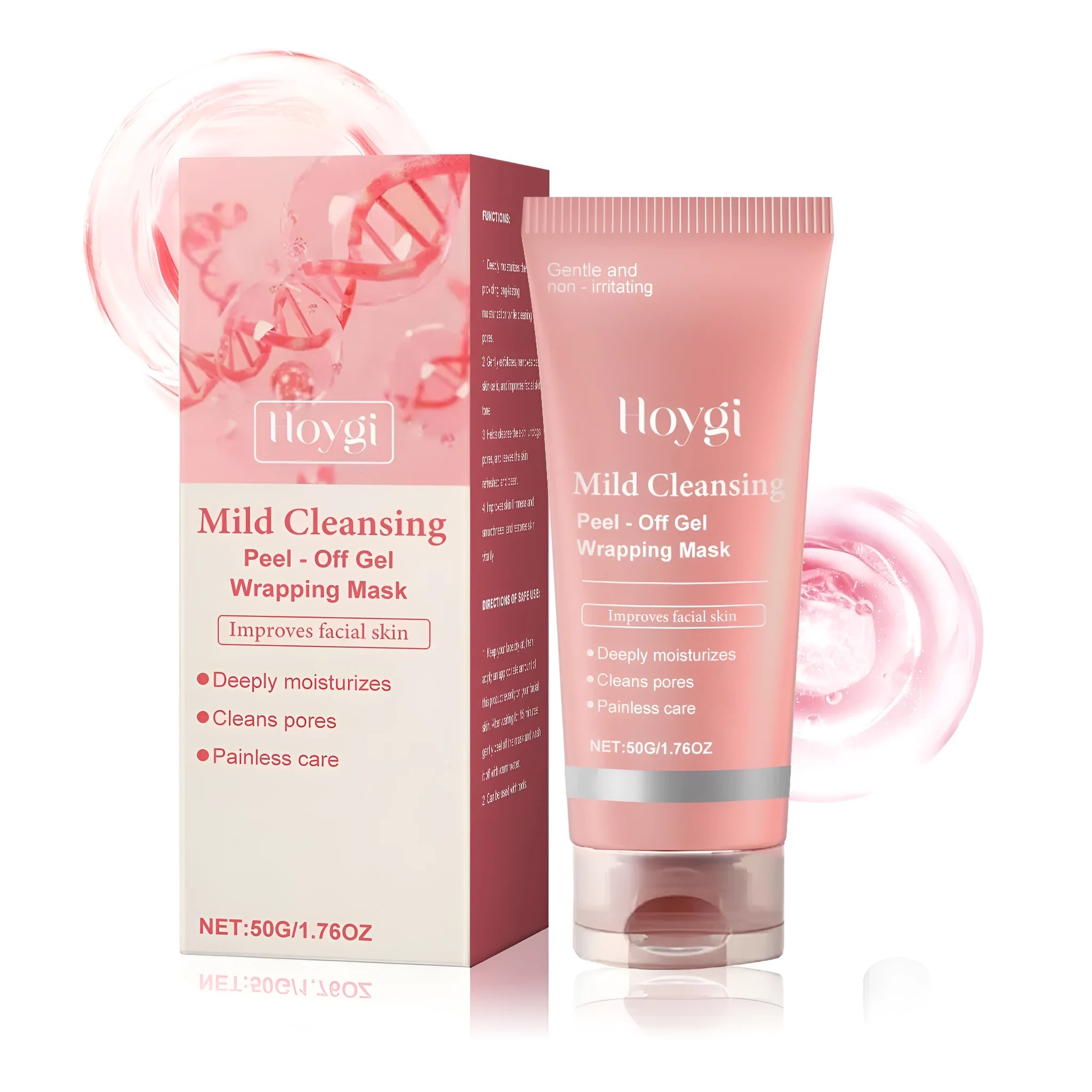 Single pack moisturising nourishing tearing facial mask with collagen