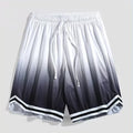Men's loose fit cropped trousers in gradient colours with casual workout styling