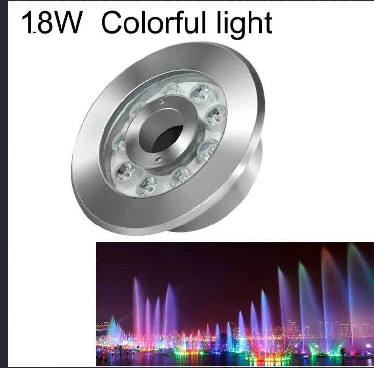Aluminium alloy underwater garden lamp for outdoor square and courtyard lighting