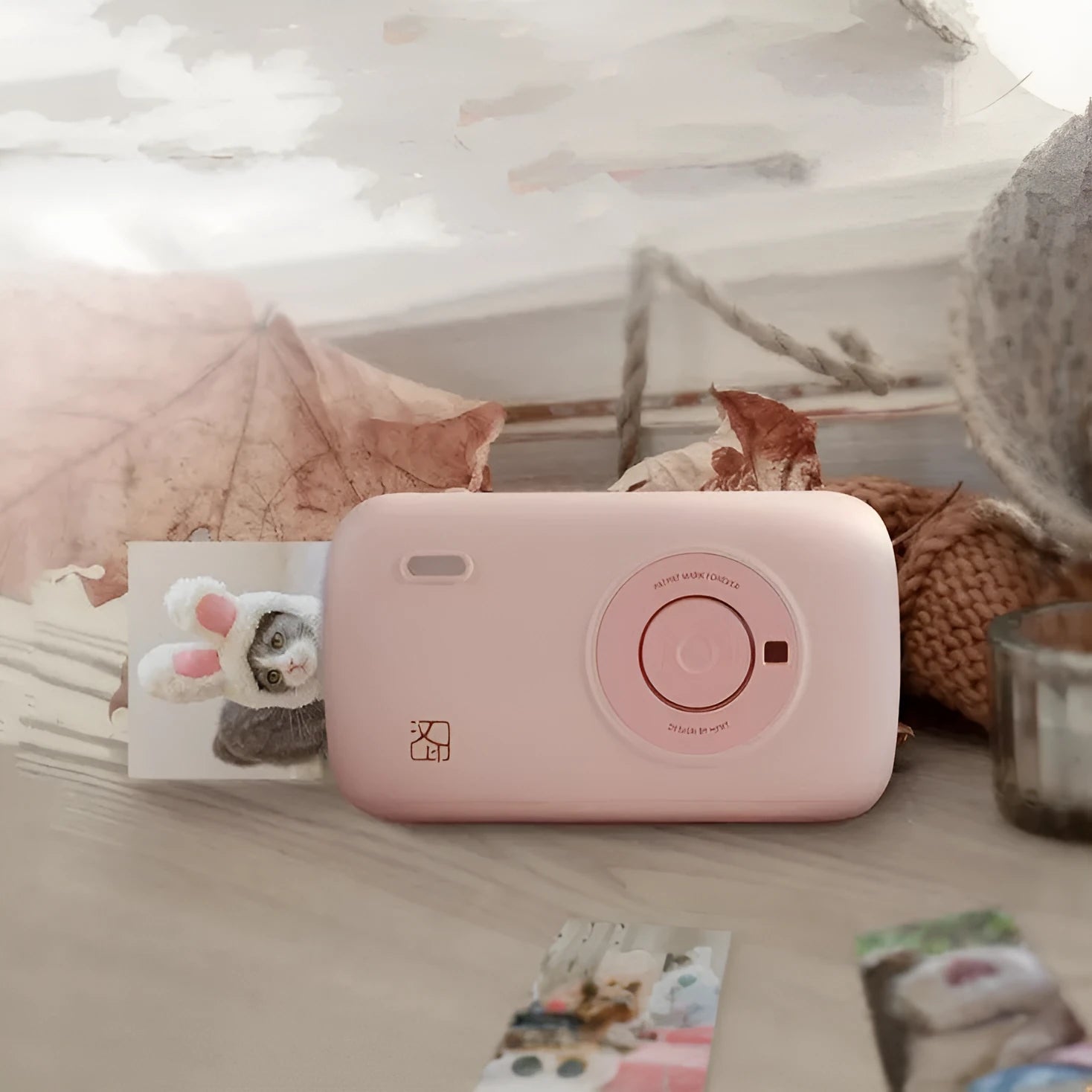 Portable thermal sublimation photo printer for mobile phone with 300DPI resolution and 800mAh battery