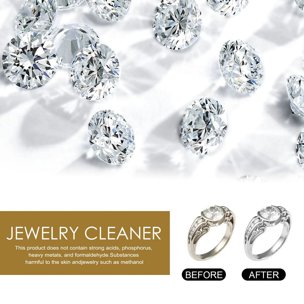 50ml bottle of jewellery cleaner for metal and diamond rust and ash removal