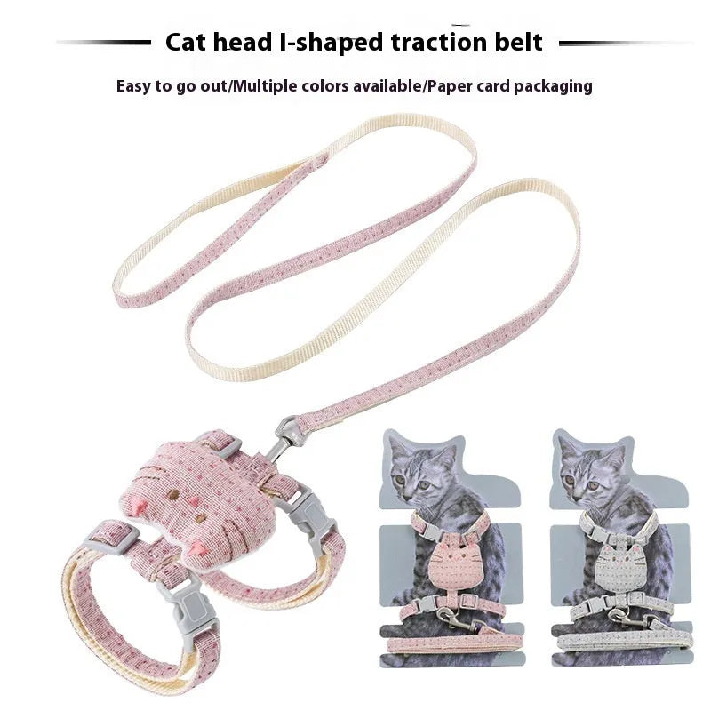 T-shaped cloth cat pulling rope toy with drawstring for interactive indoor play with cats