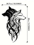 Black iron silhouette animal decoration – metal craft for garden or home (eagle shape shown)