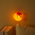 Moon Star Cloud silicone night light with magnetic suction, rechargeable battery, warm light, compact bedside lamp