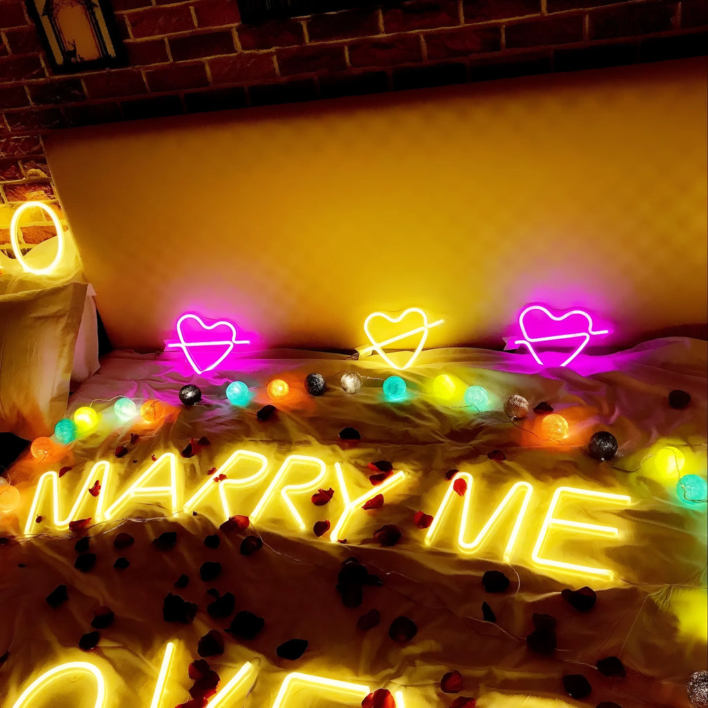 LED plastic shell letter lamp showing an example letter, with switch control, for use as a night light.