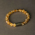 Bodhi yellow tower crystal double ring bracelet retro unisex jewellery