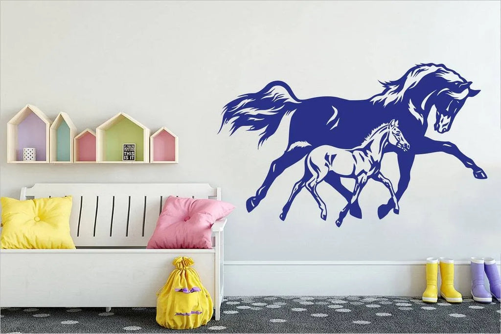 Self-adhesive body sticker for home decoration in style A on a clean wall