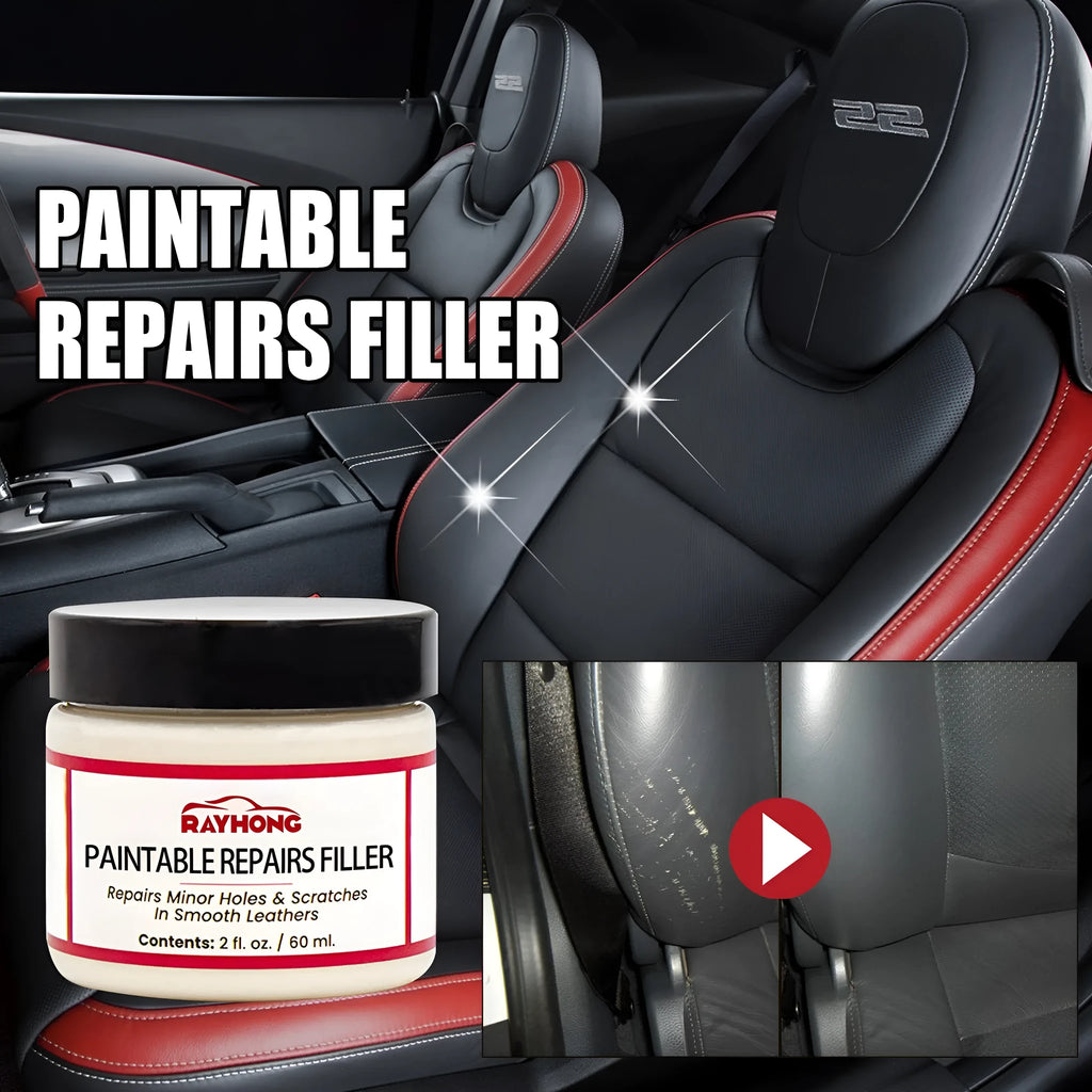 60ml leather repair paste tube for car seats and sofa surface restoration