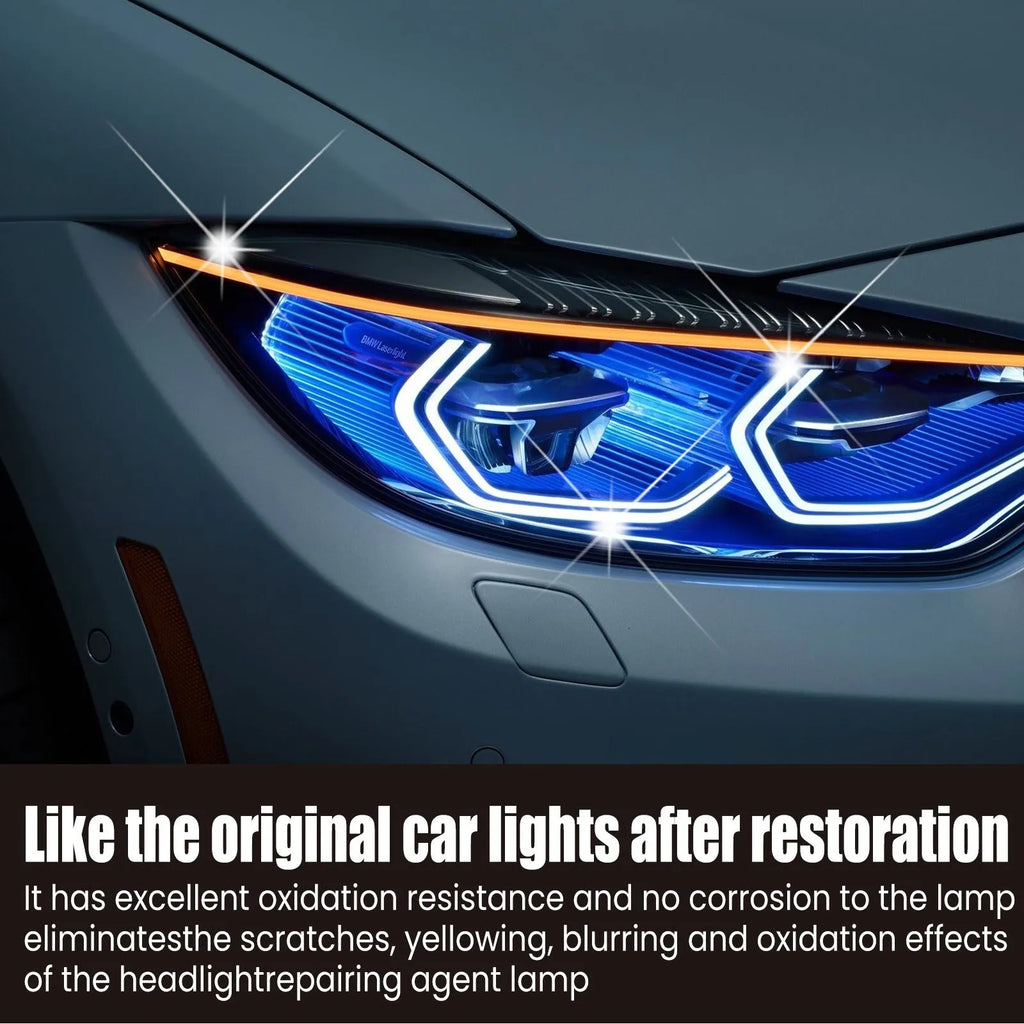 150ml bottle of car lamp repairing liquid for headlight restoration with nano titanium oxide formula
