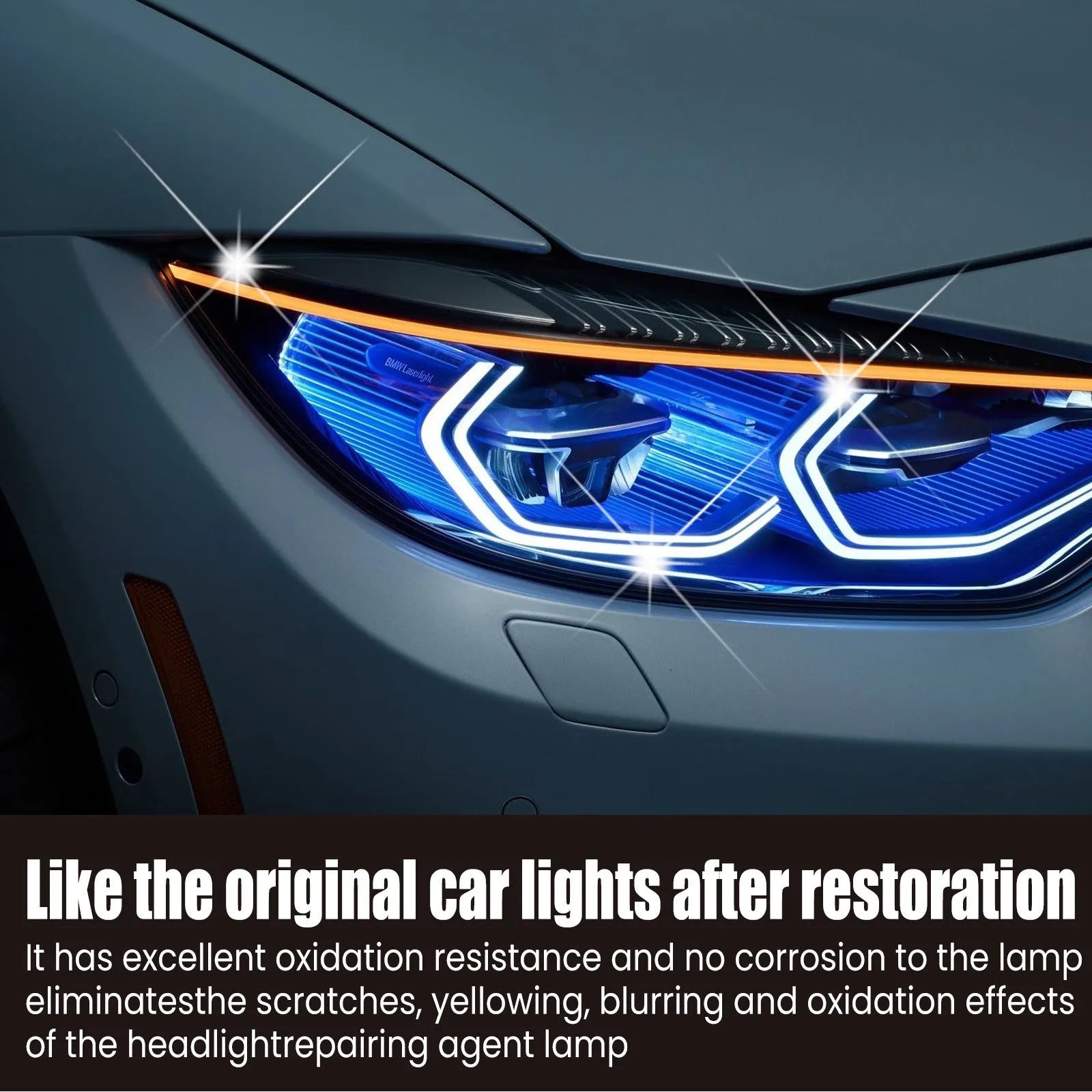 150ml bottle of car lamp repairing liquid for headlight restoration with nano titanium oxide formula