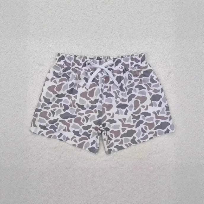 Boys' straight-leg casual shorts in a polyester fabric for summer sports and play.