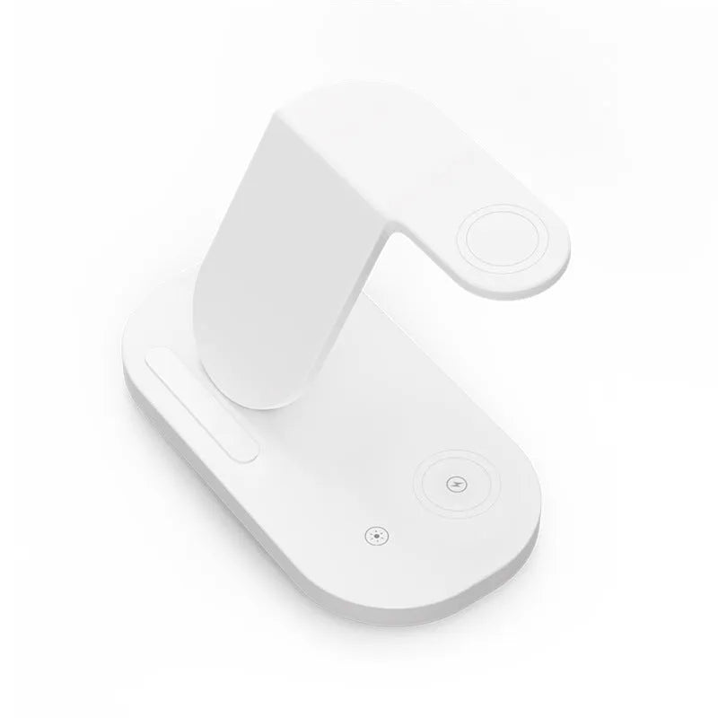 15W three-in-one wireless charging station for mobile phone and watch with Type-C interface