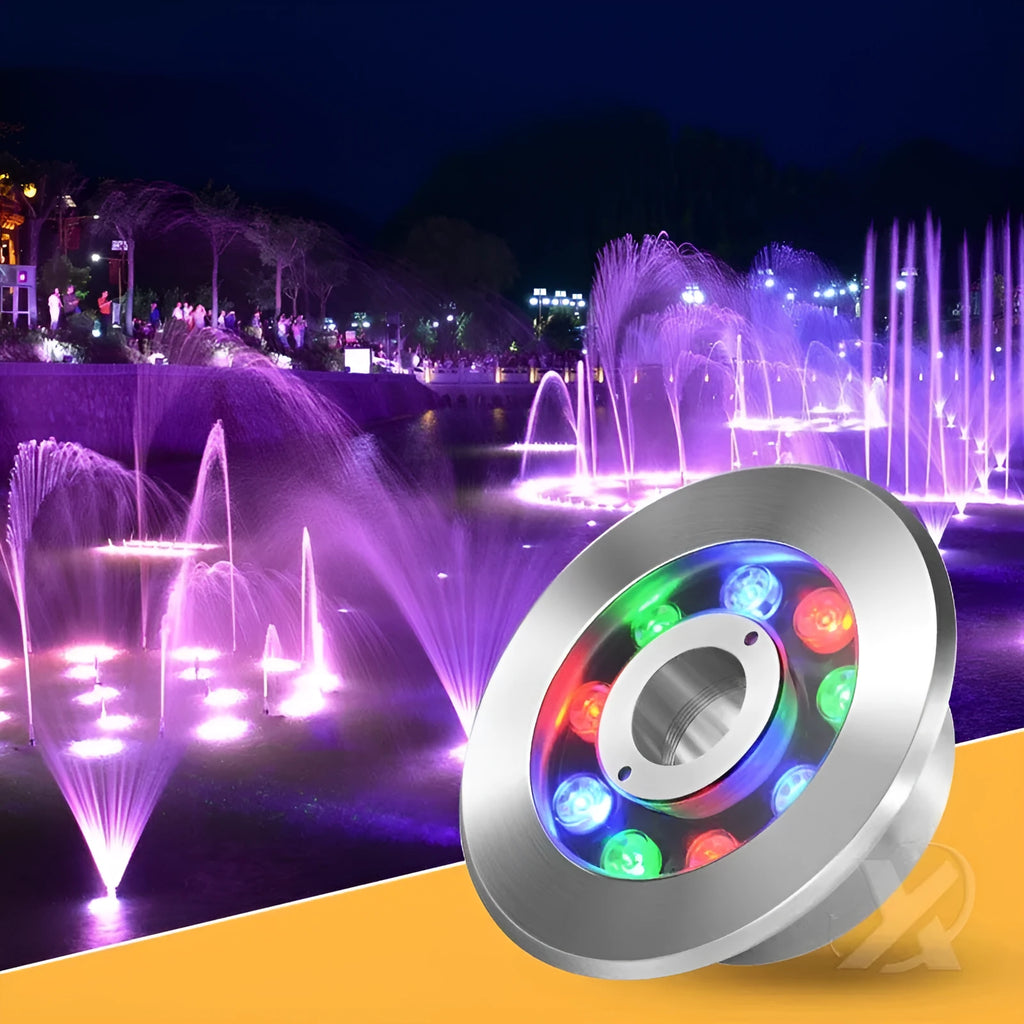 Aluminium alloy underwater garden lamp for outdoor square and courtyard lighting